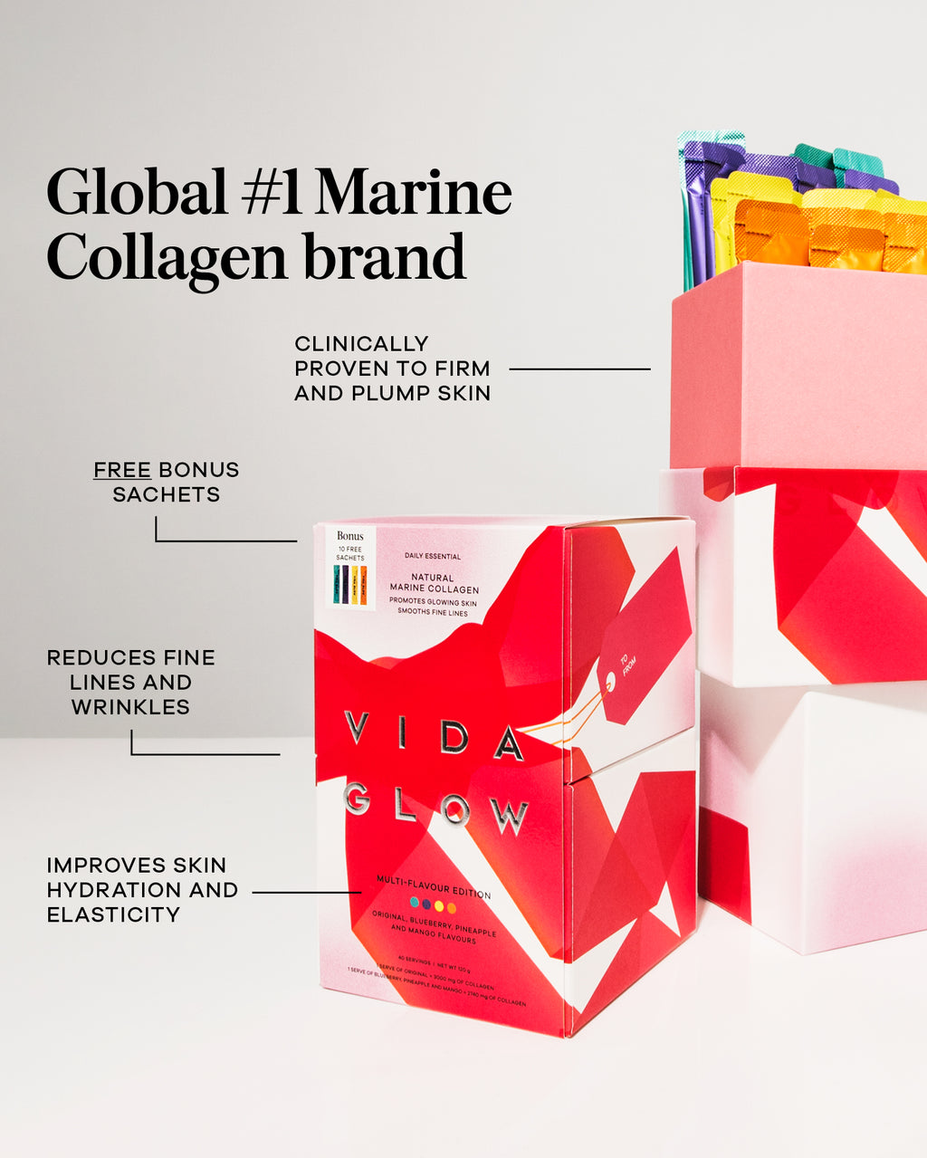 Marine Collagen Multi-Flavour Edition- Limited Edition 40 x 3g Sachets